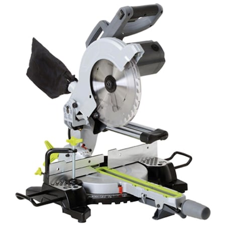 Frita 10 in. 15A Motor 4500 RPM Master Mechanic Compact Sliding Miter Saw 235550